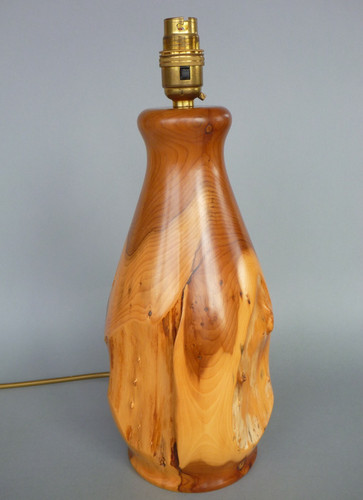 Wood turned table - wood,