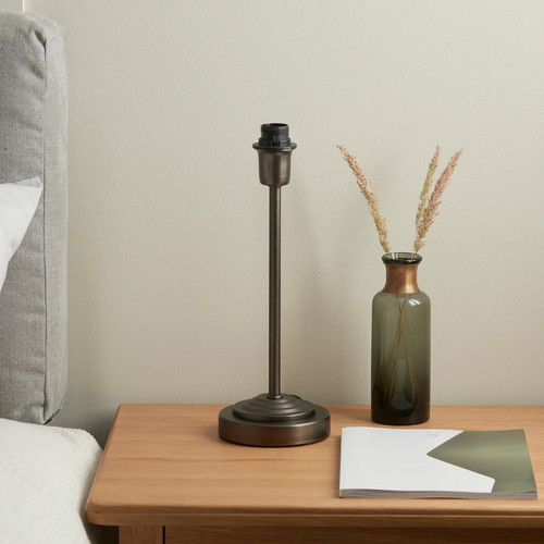Rise antique bronze table lamp - rise,