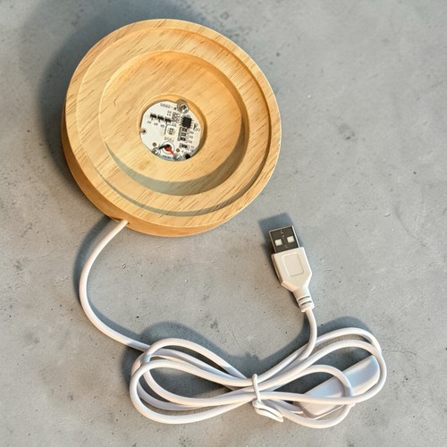Led wood insulator craft - led, insulator/craft