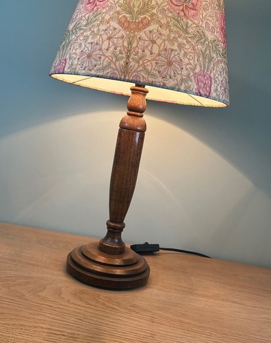 Vintage turned oak - turned,