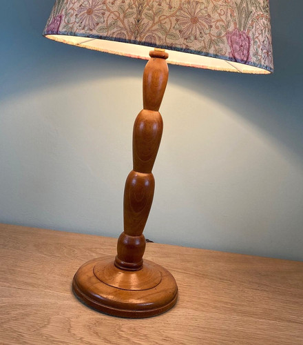 Antique turned wooden table - antique,
