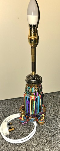 Table lamp with brass fittings - with,