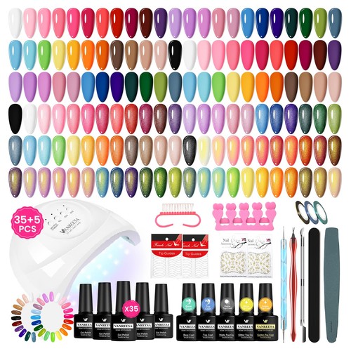 58pc gel nail polish kit - 58pc,