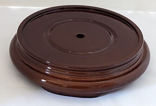 Footed oriental wood - wood, lamp