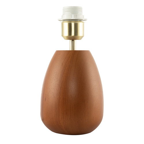 Chunky wooden table lamp base - chunky,