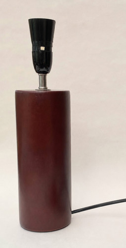 Wood table lamp base - table, mid