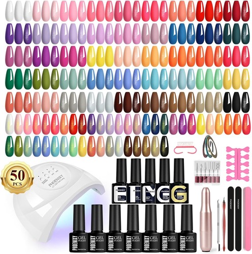 66pcs gel nail - gel, set
