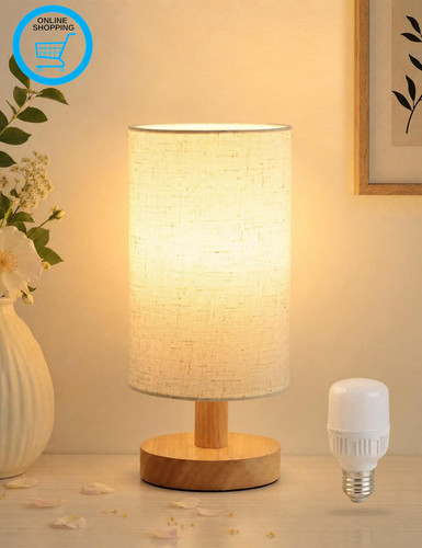 Bedside lamps mini wooden - mini,